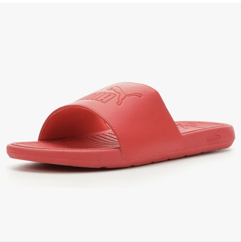 PUMA Cool Cat Slides Sandals Men's 7 Womens 8-8.5 Unisex Red BNWT 1 PAIR LEFT